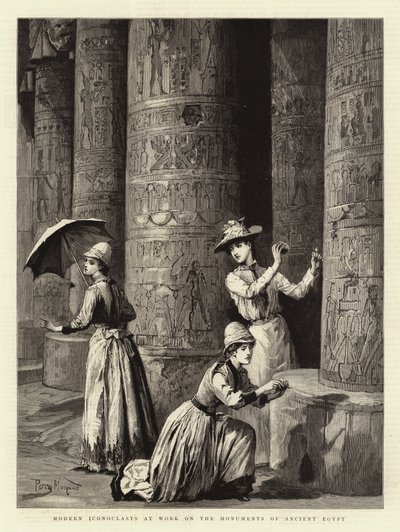Moderne ikonoklastere arbejder på monumenterne i det gamle Egypten af Percy Macquoid